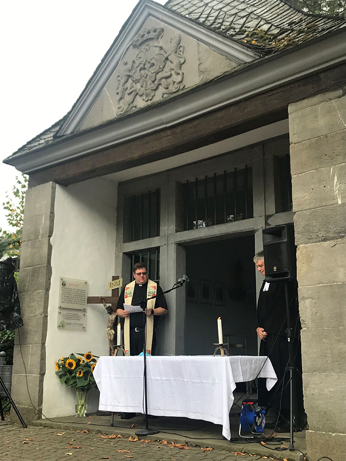 Ökumenische Andacht während der Coronazeit
