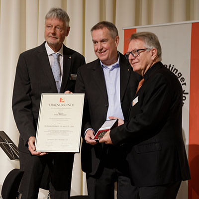 Verleihung der Dumeklemmer Plakette