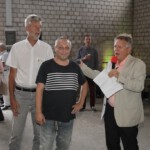 Sascha Pawlik, Sohn der Pächterfamilie des Landgasthofs feierte an iesem Abend seinen Geburtstag.