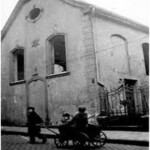 Synagogengebäude Ende der 1930er Jahre in der Bechemer Straße (hist. Aufn., Stadtarchiv Ratingen)